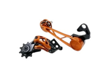 Union Jack 7 Speed Derailleur + Tensioner set for Brompton Bicycle P/T Line
