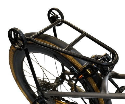Union Jack V3 Titanium Mini Rack for Brompton Bicycle