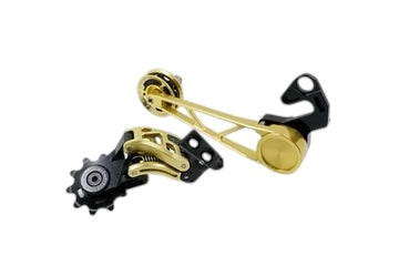 Union Jack 7 Speed Derailleur + Tensioner set for Brompton Bicycle P/T Line