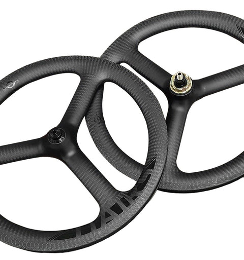 DairsCyclin 16" 349 3 Spokes Carbon Wheelset for Brompton Bicycle