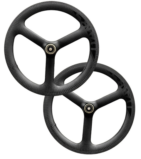 DairsCyclin 16" 349 3 Spokes Carbon Wheelset for Brompton Bicycle