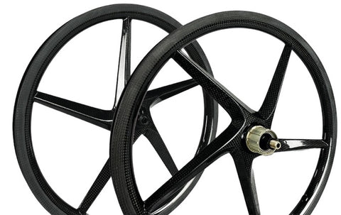 Dairs Cycle 16" 349 5 Spokes Carbon Wheelset for Brompton Bicycle