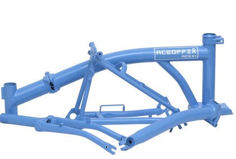 Aceoffix Replacment 4130 Steel Frame / Triangle / Fork / Stem Set for Brompton Bicycle