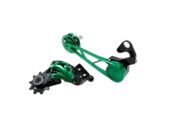 Union Jack 7 Speed Derailleur + Tensioner set for Brompton Bicycle P/T Line