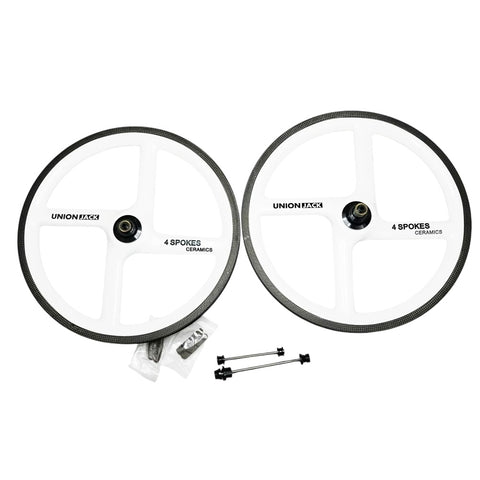 Union Jack 4 Spokes 7 Speed 16" 349 Carbon Wheelset for Brompton Bicycle
