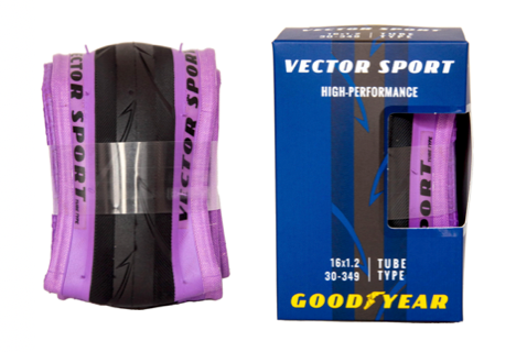 Goodyear Vector Sport 16" 349 Tyre for Brompton Bicycle