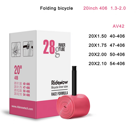 Ridenow 20" 406 Ultralight Bicycle Inner Tube