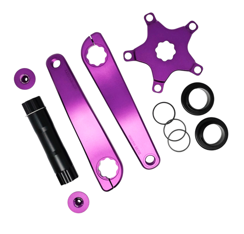 Union Jack BCD110 BB30 CNC Offset Crankset for Brompton Bicycle