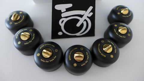 MIniMODs Brass Bell with brass Twist Screw for Brompton Bicycle