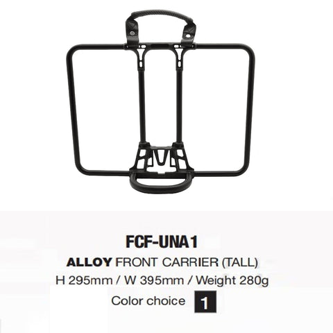 Ridea Carbon/Alloy Front Bag Rack for Brompton Bicycle