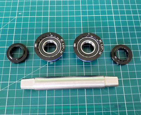 H&H Titanium Hollow Spindle Bottom Bracket for Brompton Bicycle