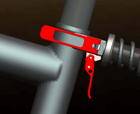 H&H CNC ID3 QR Seatpost Clamp Set for Brompton Bicycle