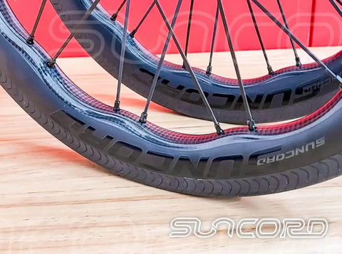 SUNCORD 16″ 349 7 Speed Full Carbon Wheelset for Brompton Bicycle