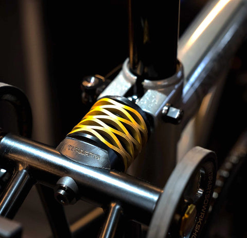 Matumura Kohki Scrowave Springs Suspension for Brompton P/T Line Bicycle