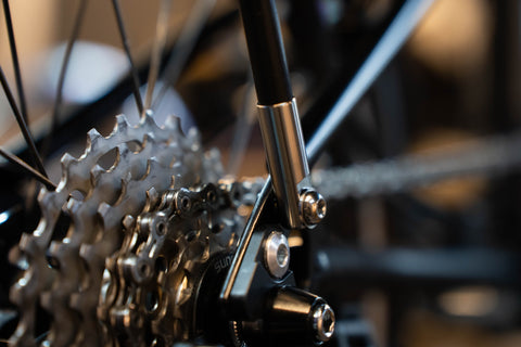 Ti Parts Workshop Titanium + Carbon Rear Rack for Brompton Bicycle P/T Line