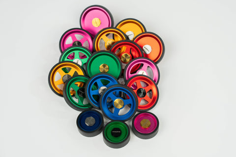 Ti Parts Workshop Colored 66mm Eazy Wheels for Brompton Bicycle