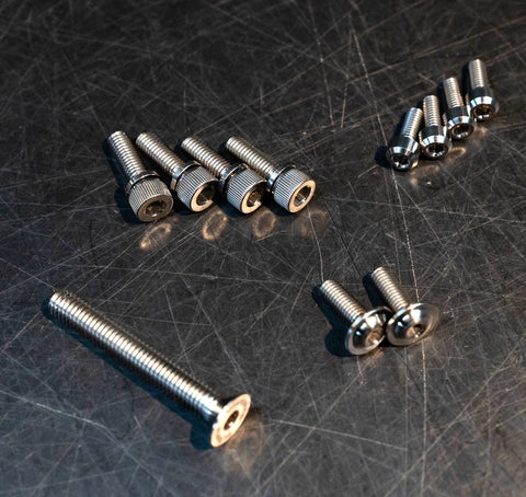 Ti Parts Workshop Titanium Bolts Set for Brompton Bicycle T Line