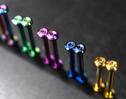 Ti Parts Workshop Titanium Hinge Bolts for Brompton Bicycle T Line