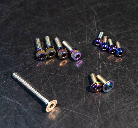 Ti Parts Workshop Titanium Bolts Set for Brompton Bicycle T Line