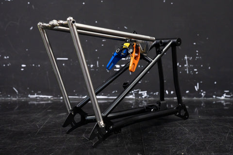 Ti Parts Workshop Titanium Rear Rack for Brompton Bicycle