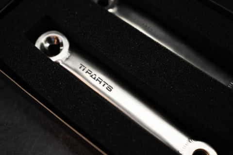 Ti Parts Workshop Titanium Square Taper Crank Arms for Brompton Bicycle