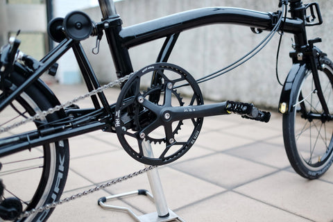 H&H BCD130 54/33T 50/33T Unibody CNC Duo-Chainring for Brompton Bicycle