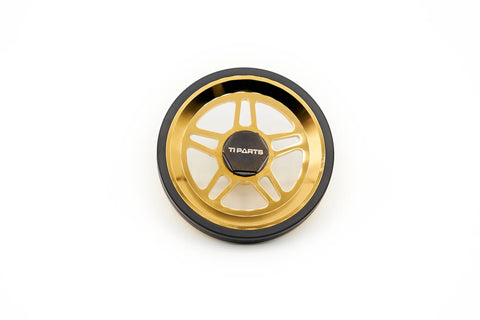 Ti Parts Workshop Chrome Paint 66mm Eazy Wheels for Brompton Bicycle