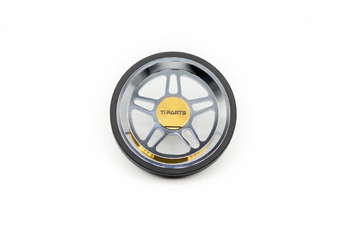 Ti Parts Workshop Chrome Paint 66mm Eazy Wheels for Brompton Bicycle