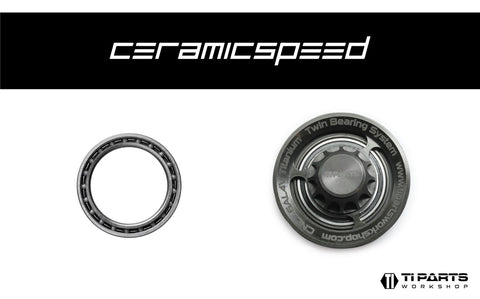 Ti Parts Workshop Ceramic Speed non-coat Ceramic Bearing Titanium Tensioner Pulley for Brompton Bicycle