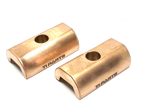 Ti Parts Workshop Titanium Hinge Clamp Plates for Brompton Bicycle