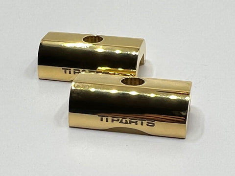 Ti Parts Workshop Chrome Plated Aluminum Hinge Clamp Plates for Brompton Bicycle