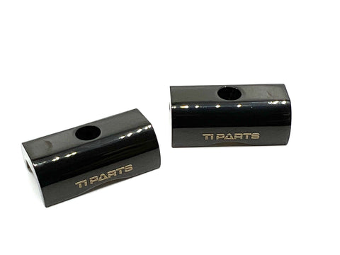 Ti Parts Workshop Chrome Plated Aluminum Hinge Clamp Plates for Brompton Bicycle