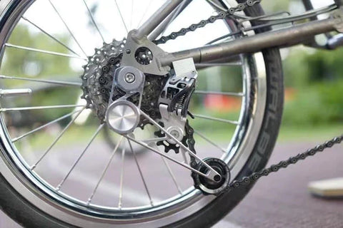 Union Jack 7 Speed Derailleur + Tensioner set for Brompton Bicycle A/C/E Line