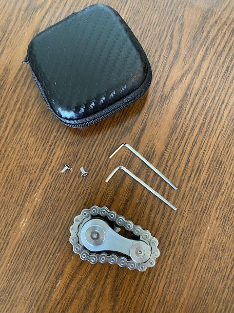 Titanium Alloy Bicycle Chain Pulley Fidget Spinner – Fantastic4Toys