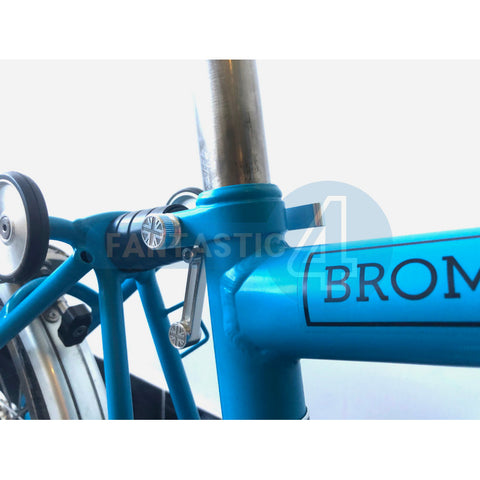 Union Jack CNC Seatpost Clamp Set for Brompton Bicycle