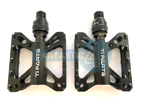 Ti Parts Workshop Aluminium Double X QD Pedal for Brompton Bicycle