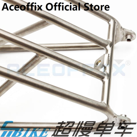 ACE Titanium Standard Type Rear Rack for Brompton Bicycle