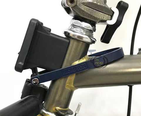 Leather Luggage Block Pull Strap for Brompton Bicycle