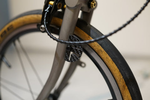 Union Jack Carbon Cable Fender Disc for Brompton Bicycle