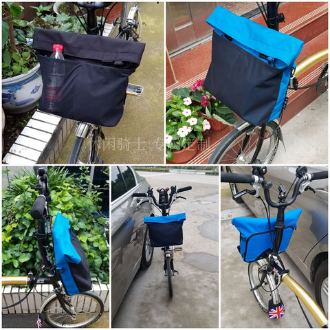 Fantastic4 Mini Roll Top Front Bag for Brompton Bicycle