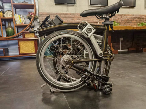 DJCRAWLER Omni Easy Wheels for Brompton Bicycle