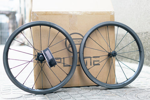 SMC 16" 349 Plume Carbon 7 Speed Wheelset for Brompton Bicycle