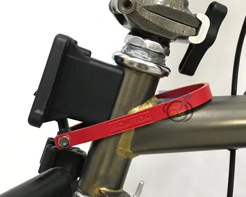 Leather Luggage Block Pull Strap for Brompton Bicycle