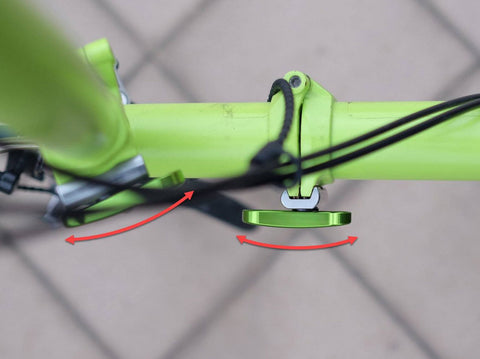 H&H ID2 Lightweight Hinge Clamp Plate and Lever Set for Brompton Bicycle