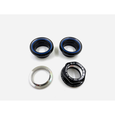 Union Jack Titanium / Aluminum 1-1/8 34mm Threaded Headset for Brompton Bicycle