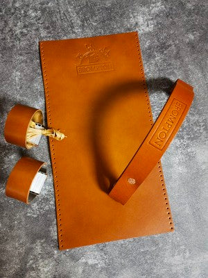 KEEP Leather Frame Protector & Carry Handle For Brompton Bike