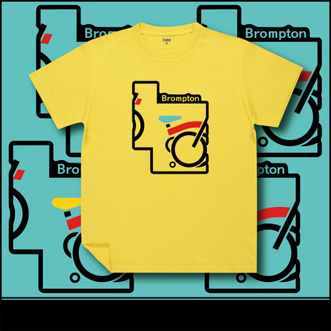 F+ BEE-3 Brompton Bicycle T-Shirt