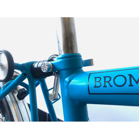 F+ Union Jack Screw Knobs for Brompton Bicycle Seatpost Clamp & Suspension Block