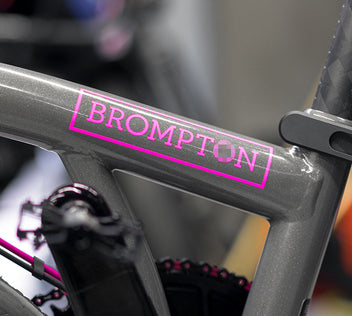 Fantastic4 Brompton Bicycle Frame Waterproof Sticker