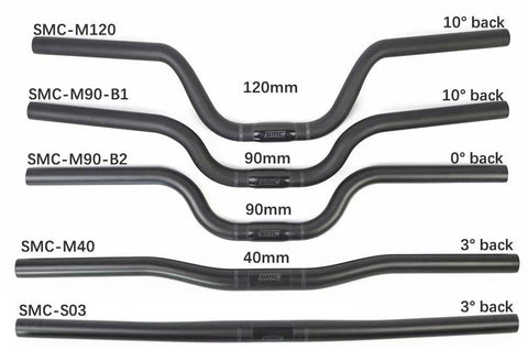 SMC Carbon 25.4 x 560mm Handlebar for Brompton Bicycle